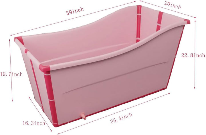 Faltbare Badewanne, Freistehende Faltbare Badewanne, Mobile Wasserwanne, Rechteckiger Eimer, Spa-Sau