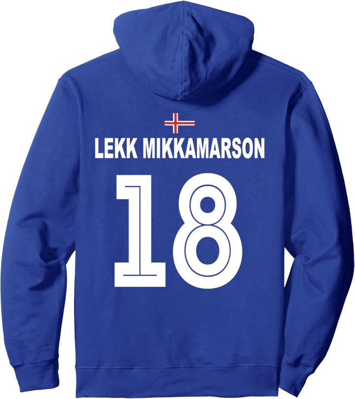 Island Fussball Sauf Trikot Mallorca lustig Lekk Mikkamarson Pullover Hoodie