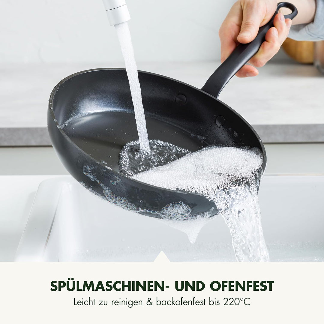 GreenPan Craft Hartanodisierte gesunde keramische Antihaft-Bratpfanne 20 cm, PFAS-frei, induktionsge