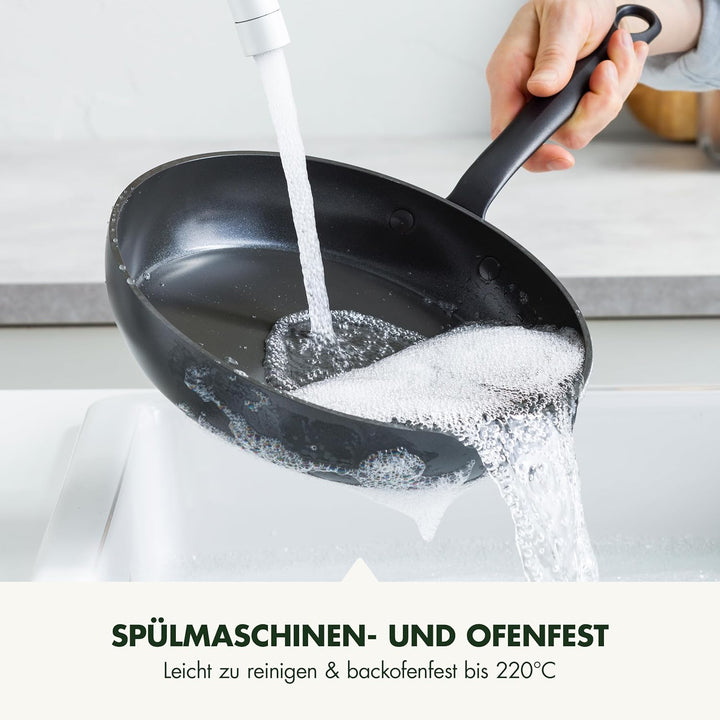 GreenPan Craft Hartanodisierte gesunde keramische Antihaft-Bratpfanne 20 cm, PFAS-frei, induktionsge