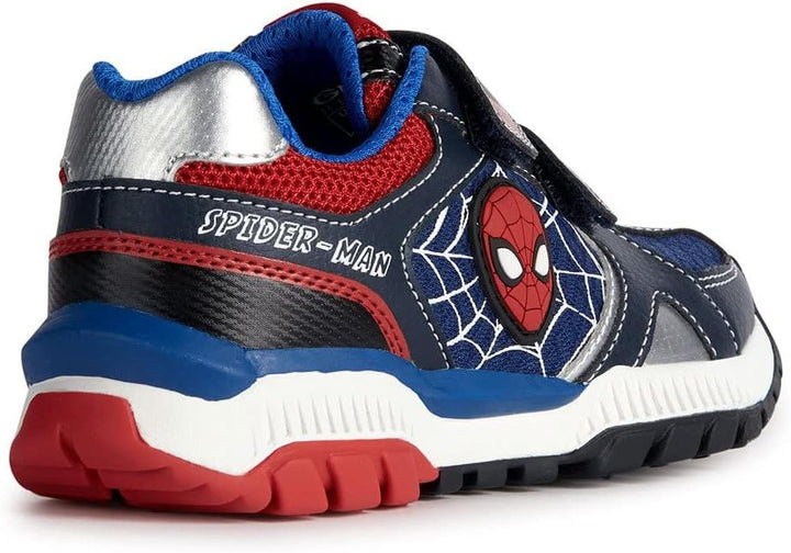 Geox Jungen J Tuono Boy Sneaker 31 EU Navy Red, 31 EU Navy Red