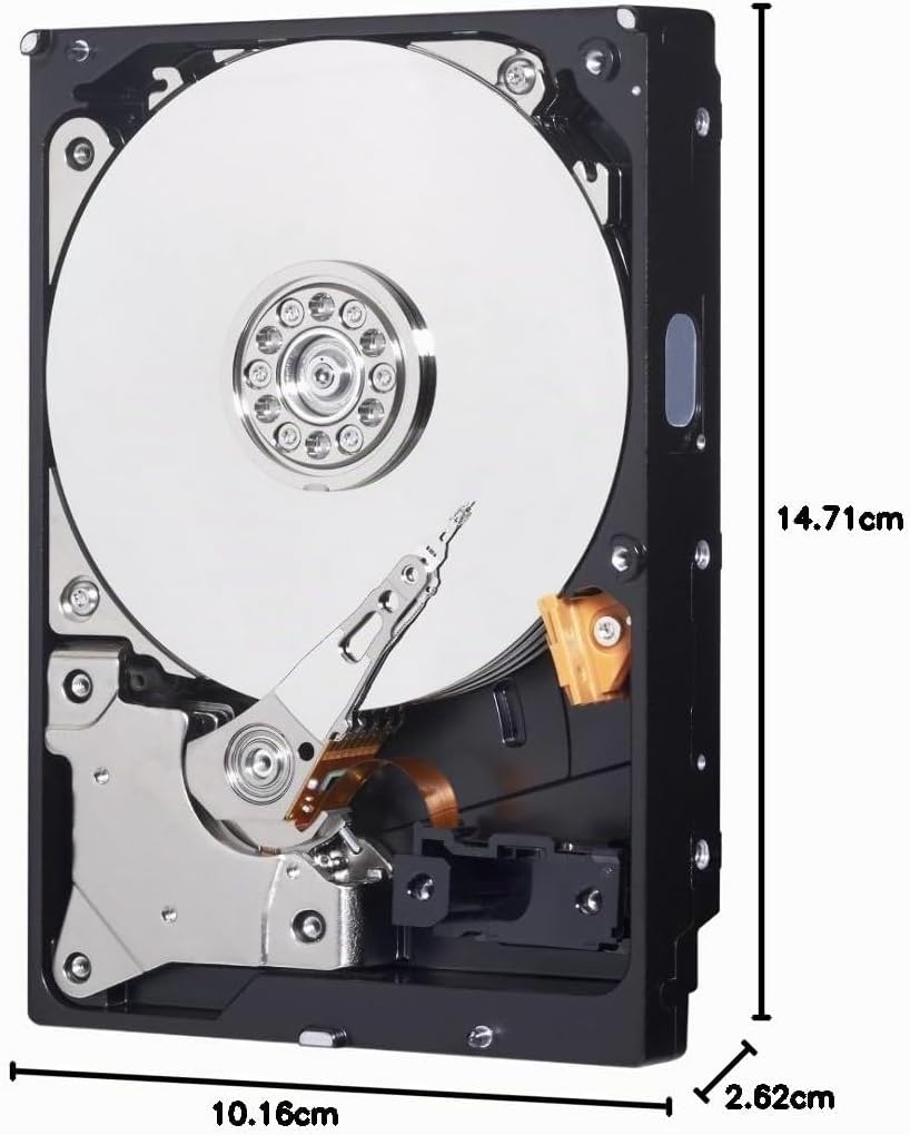 Western Digital WD5000AAKX Blue 500GB interne Festplatte (8,9 cm (3,5 Zoll), 7200rpm, SATA 6 Gb/s, 1