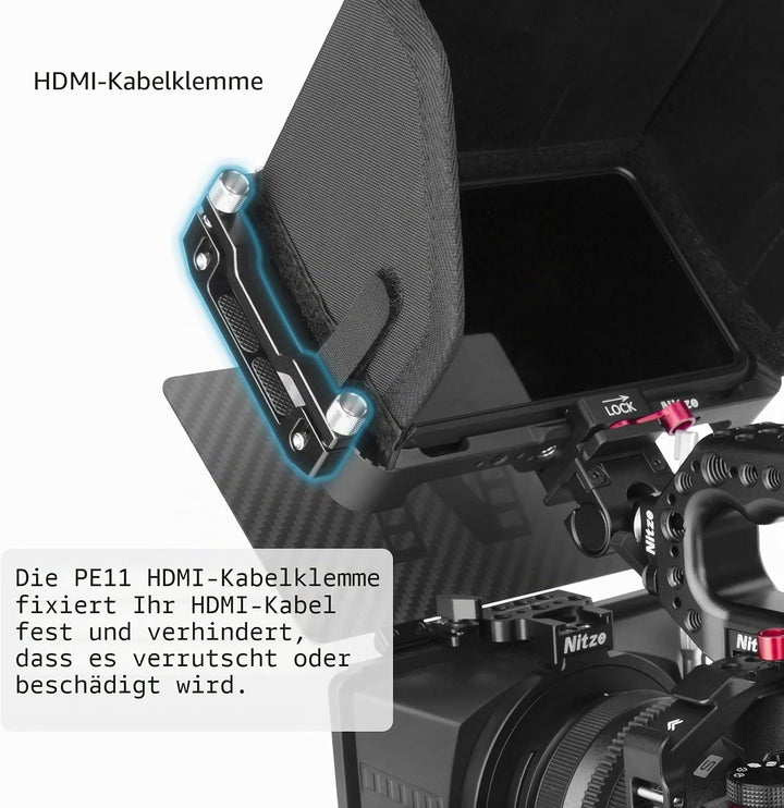 Nitze Ninja V Cage for Atomos Ninja V/Ninja V+ / Shinobi/ZATO Connect 5"/ Ninja/Ninja Ultra with HDM