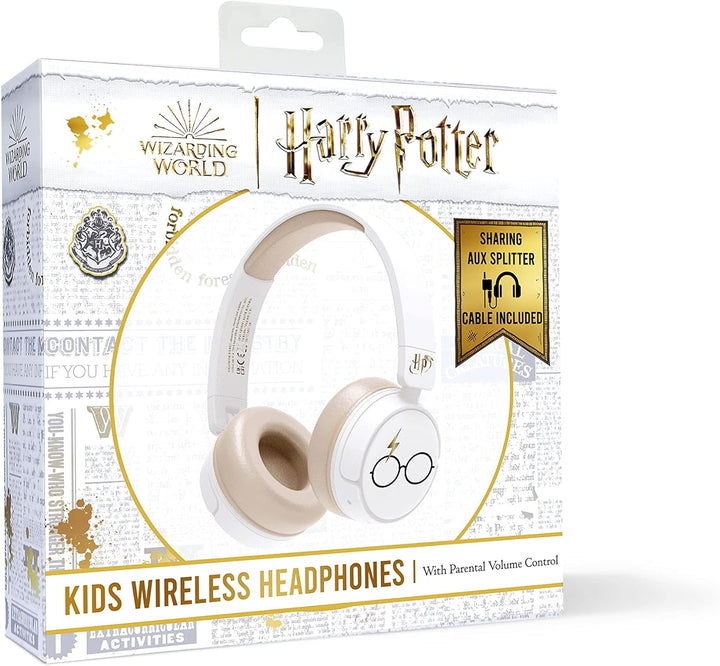 OTL Technologies HP0990 Harry Potter Kinder-Kopfhörer, kabellos, cremefarben, Einheitsgrösse