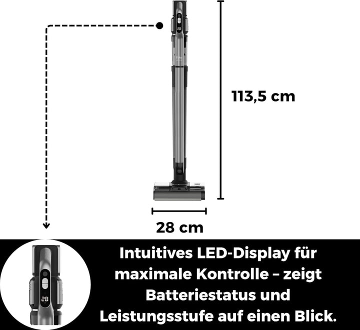 Fakir WD 9 Pure Clean 3in1 Nass- Trockensauger Akku, 400 Watt, Wischsauger, dualer Bürstenwalze, 180