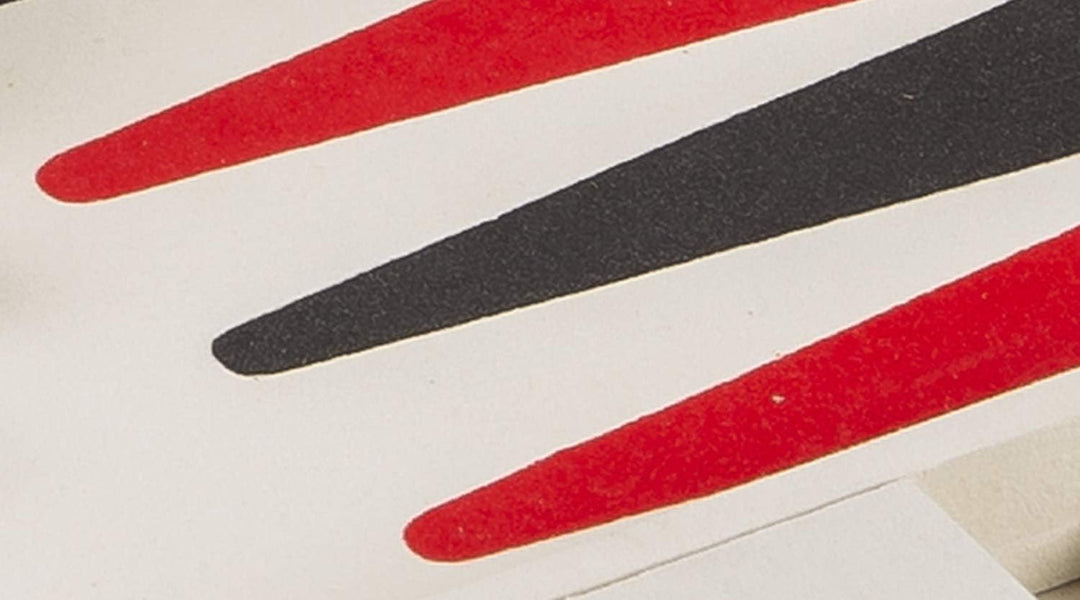 Engelhart - Schwarzes und weisses rotes Backgammon 36 cm - 250505