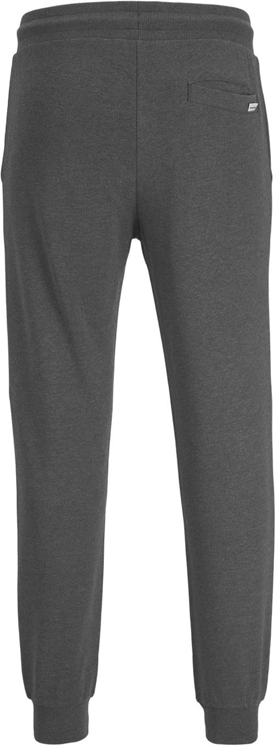 JACK & JONES Male Jogginghose Regular Fit Jogginghose S Dark Grey Melange, S Dark Grey Melange