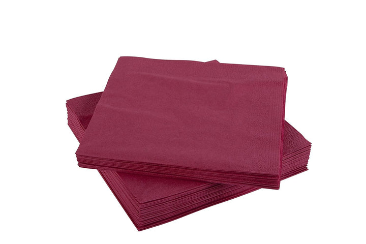 Tork 477411 Soft Lunchservietten Bordeauxrot / 3lagige, saugfähige Papierservietten in Rot / Vielfäl