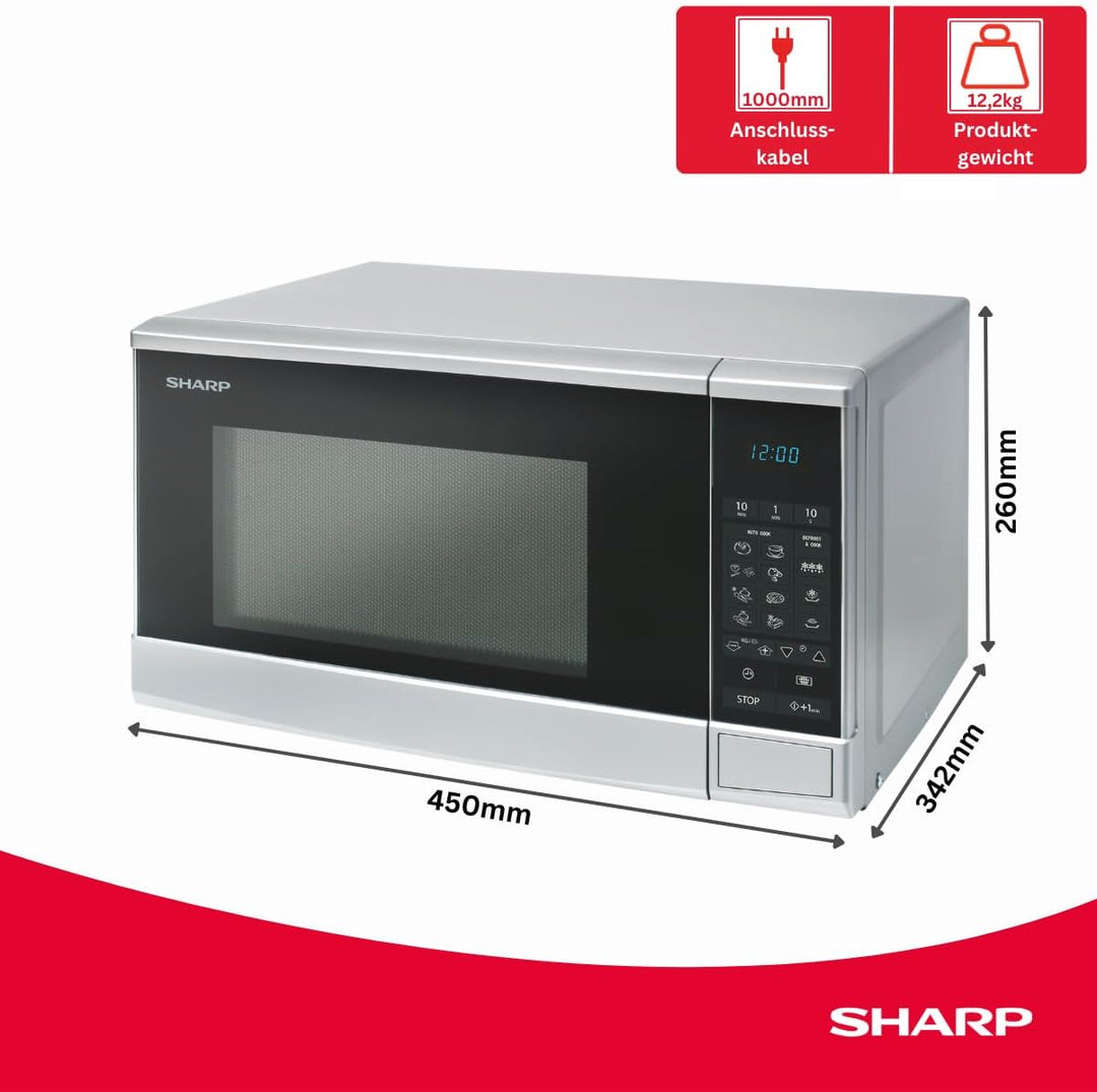 Sharp R270 S/SLM Mikrowelle / 800 W