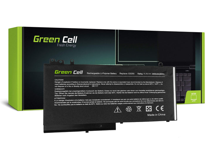 Green Cell RYXXH Laptop Akku für Dell Latitude 12 5250 E5250 14 E5450 15 E5550 11 3150 3160