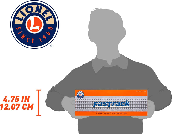 Lionel - FasTrack - Straight Track - 4 Pack