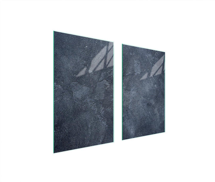 TMK ArtDeko Herdabdeckplatten Set 75x52 cm Ceranfeld Abdeckung Glas Spritzschutz Abdeckplatte Glaspl