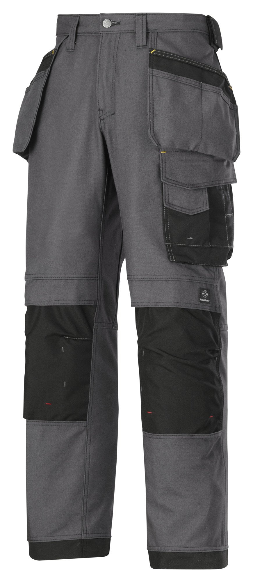 Snickers Canvas+ Hose, Stahlgr Gr. 146 146 Stahlgrau-schwarz, 146 Stahlgrau-schwarz