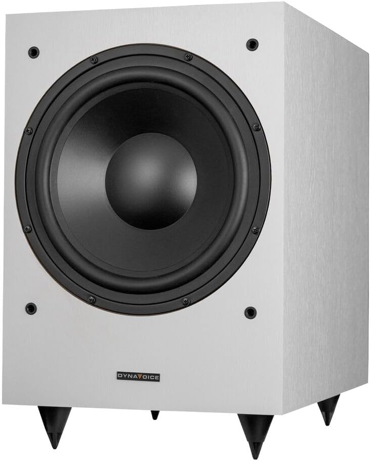 DYNAVOICE Aktiver Subwoofer, 25,4 cm (10 Zoll), Ref. Magic MW10, Weiss