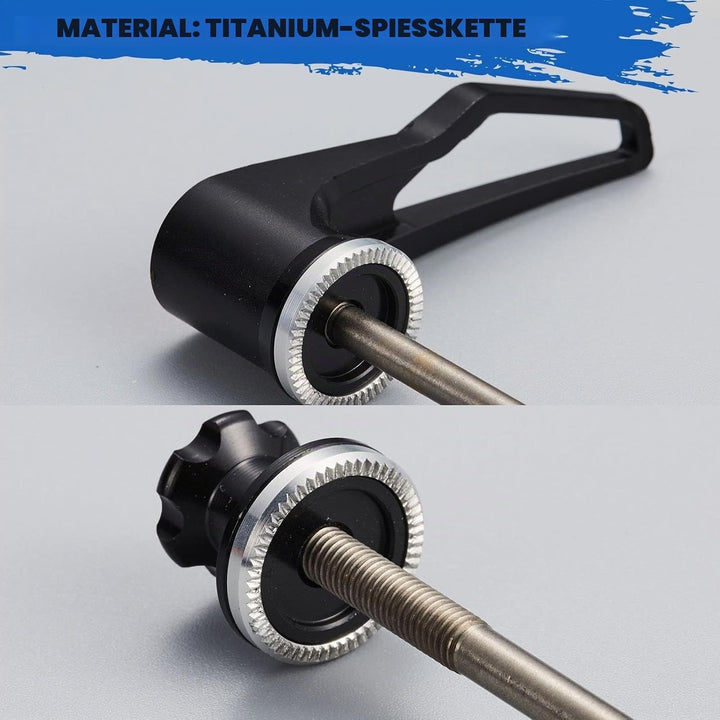 corki Cycles Titan Schnellspanner Set - verbessertes Ratschen/Schlüssel Design, für MTB &amp; Rennräder