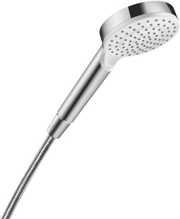 hansgrohe Crometta wassersparendes Duschset 0,65m, Weiss/Chrom Weiss/Chrom 0,65m Set 1 wassersparend