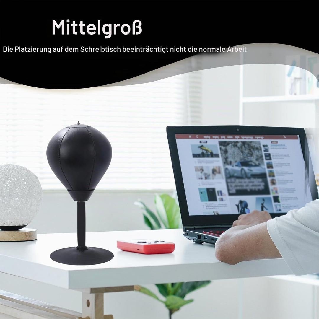 Punchingball, Punchingball Tisch mit Federn, Saugnapf zum Stressabbau für Chef, Kollegen, Freunde, 1