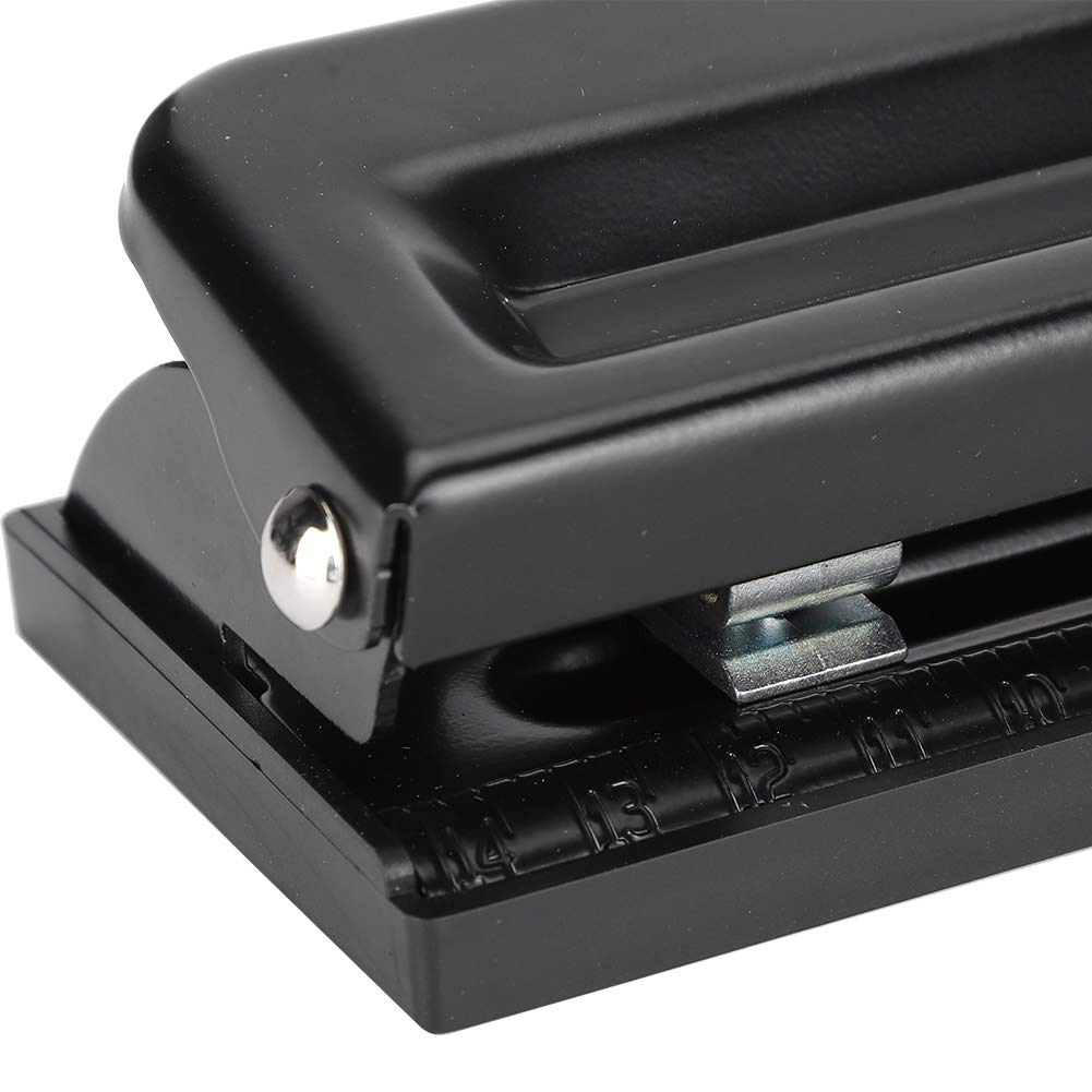 Verstellbarer Locher 3-Loch-Papierstanzen Metalllocher Binder Puncher Manueller Locher Bürolocher fü