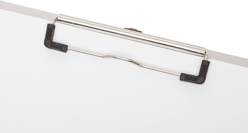 MAUL Klemmbrett A4 | Stabiles Klemmbrett aus Aluminium zum Aufhängen | Schreibunterlage mit Bügeklem