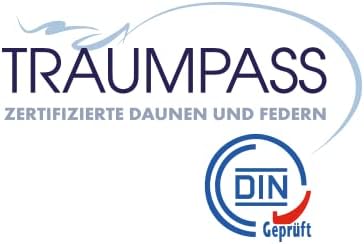Moon Luxury Kopfkissen 3-Kammer Innenkissen ca. 80x80 cm - 800g - 90% Daunen und 10% Federn mit Trau