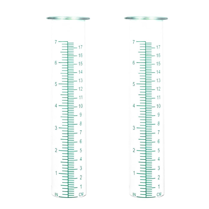 Regenmesser, Ersatzglas, 17,8 cm Fassungsvermögen, 2 Stück, Ersatz-Regenmesser, Schlauch für Garten,