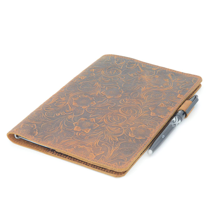 JJNUSA Kompatibel mit Rocketbook Cover Smart Business Handmade Distressed Echtleder Notebook Cover f