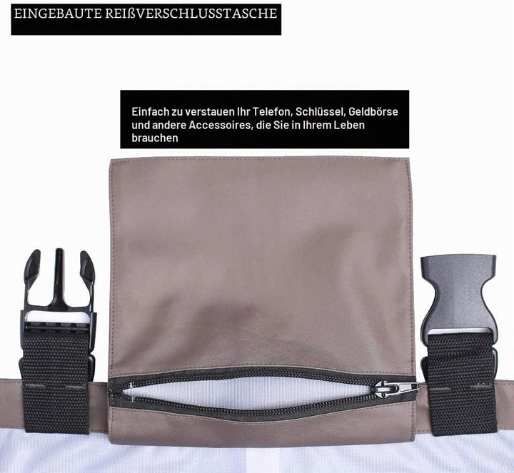Kylebooker Angler Watvögel Angelhose Wathose Herren Anglerhose Atmungsaktiv Fliegenfischen Angelbekl
