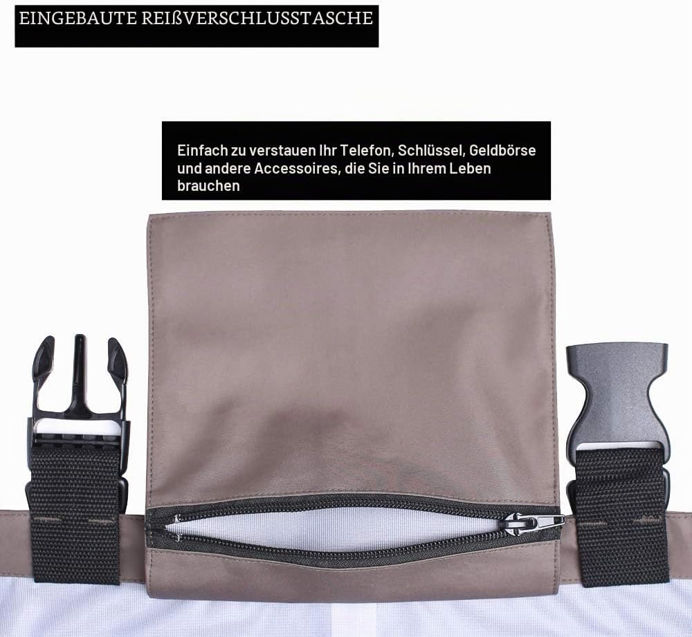 Kylebooker Angler Watvögel Angelhose Wathose Herren Anglerhose Atmungsaktiv Fliegenfischen Angelbekl