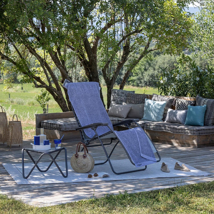 LAFUMA MOBILIER Badetuch für Relax Liegestühle, 100% Baumwolle, Farbe: Iroise, LFM2972-9302 Iroise E