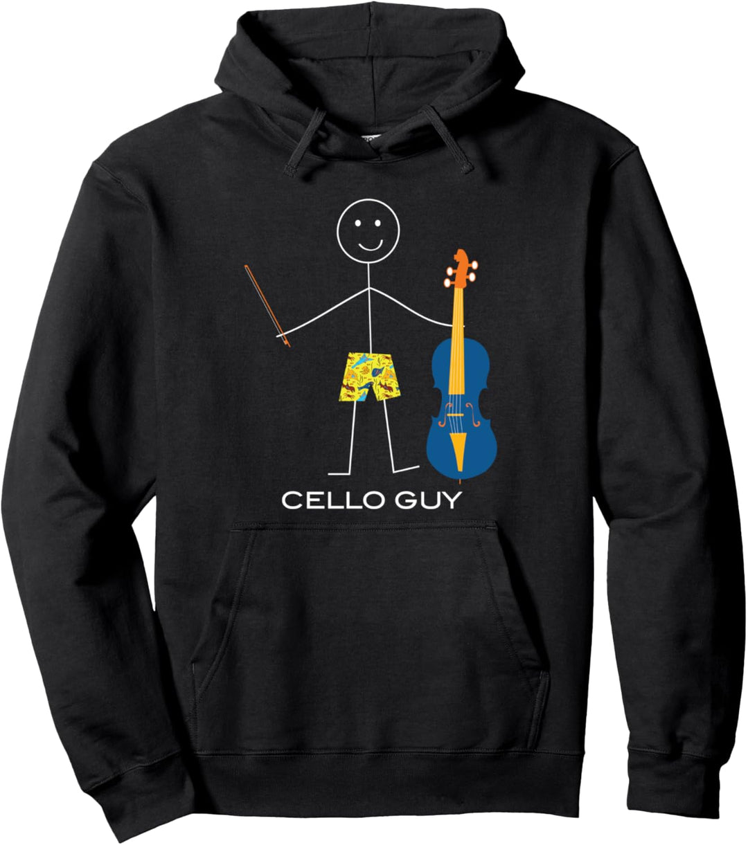 Lustige Herren Cello, Boy Musiker Geschenke Pullover Hoodie