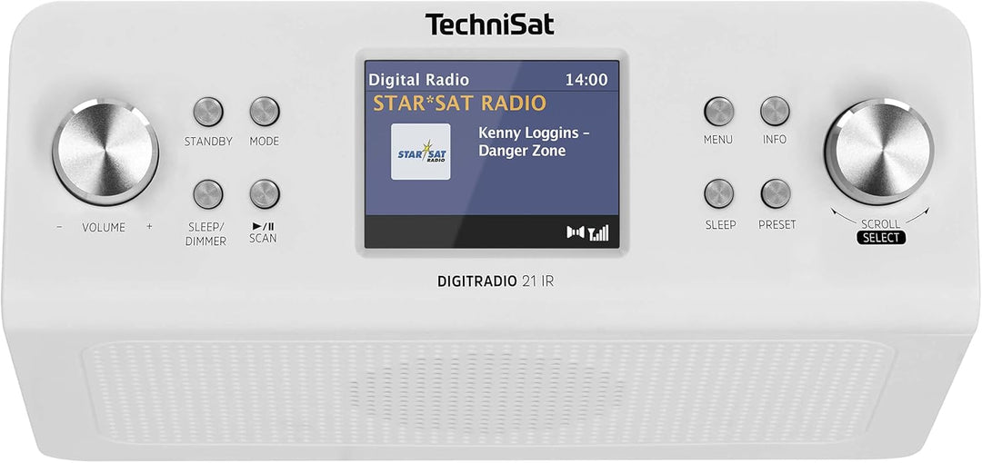TechniSat DIGITRADIO 21 IR - Küchenradio (Unterbauradio inkl. Montageplatte, Internetradio DAB+, DAB