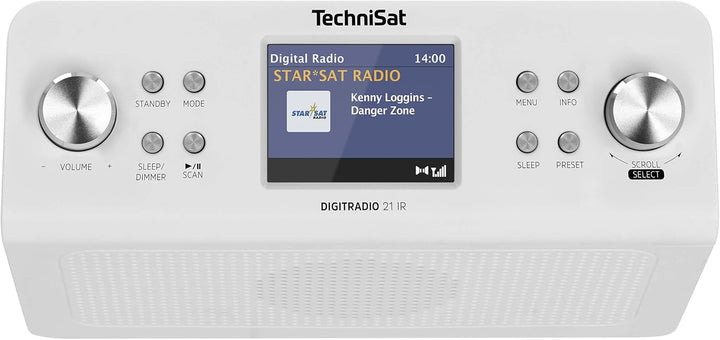 TechniSat DIGITRADIO 21 IR - Küchenradio (Unterbauradio inkl. Montageplatte, Internetradio DAB+, DAB