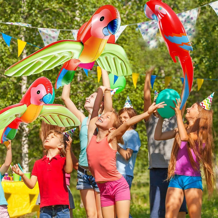 Aufblasbarer Papagei Pool Aufblasbare Papageien Spielzeug Papagei Tropische Vögel Deko Pirat Piraten