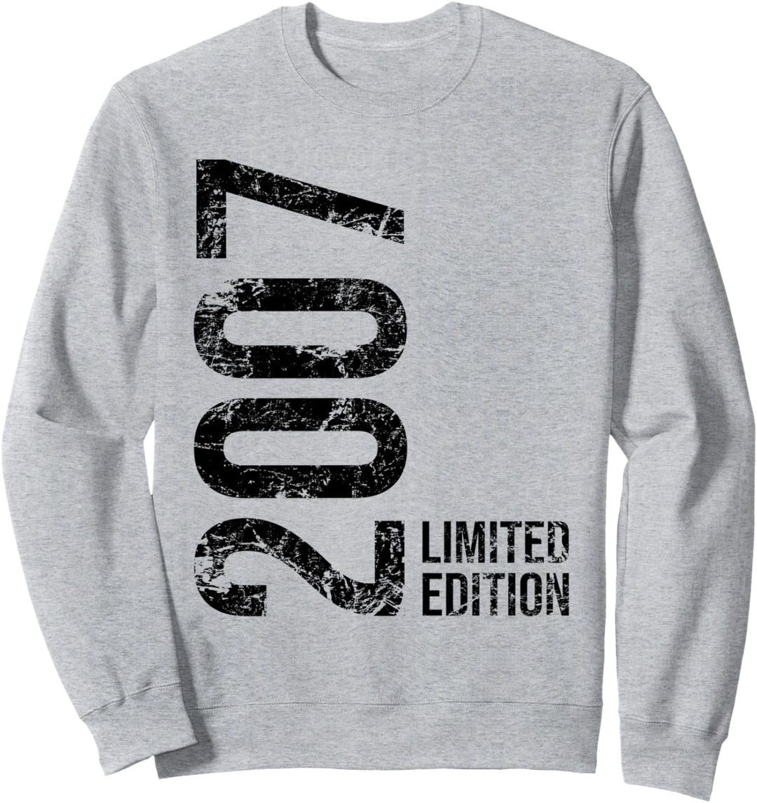17. Geburtstag Junge Mädchen 17 Jahre 2007 Geburtstags Sweatshirt