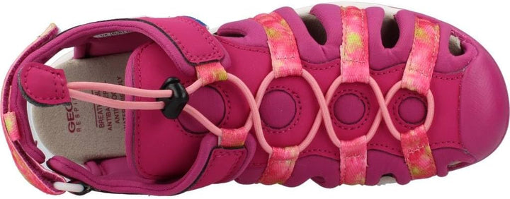 Geox Mädchen J Borealis Girl Sandal, 27 EU Cyclamen