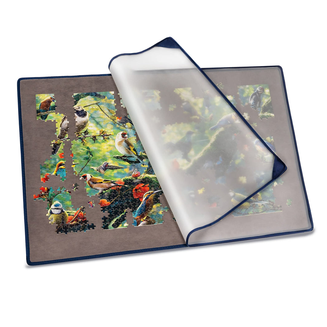 Tektalk Puzzle Board, tragbare Puzzlematte mit staubdichter Abdeckung zur Aufbewahrung von Puzzles,