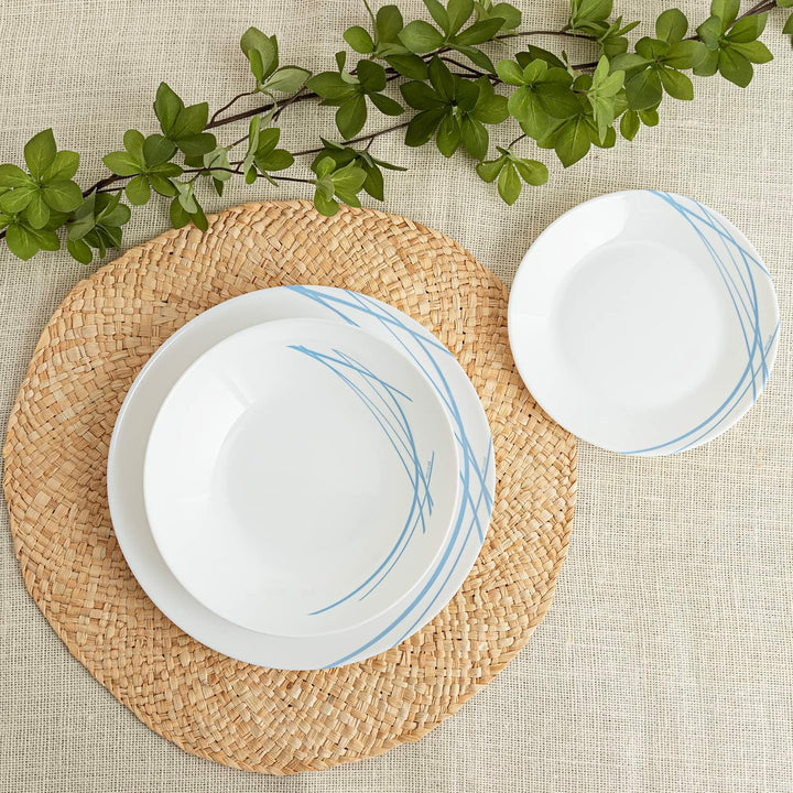 Arcopal DOMITILLE Opal Geschirr 12 Teile - 4 Personen