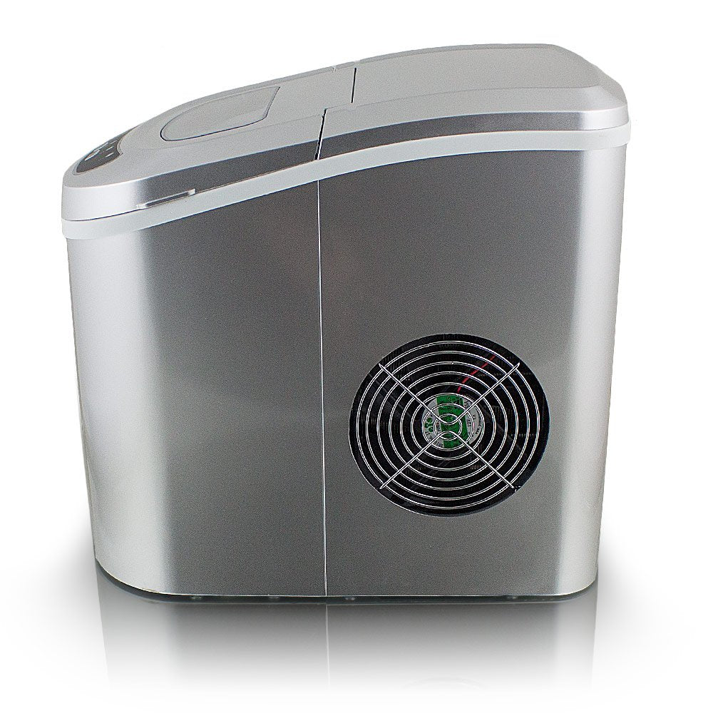 ms-point Eiswürfelmaschine, Eiswürfelbereiter, Icemaker in Silber