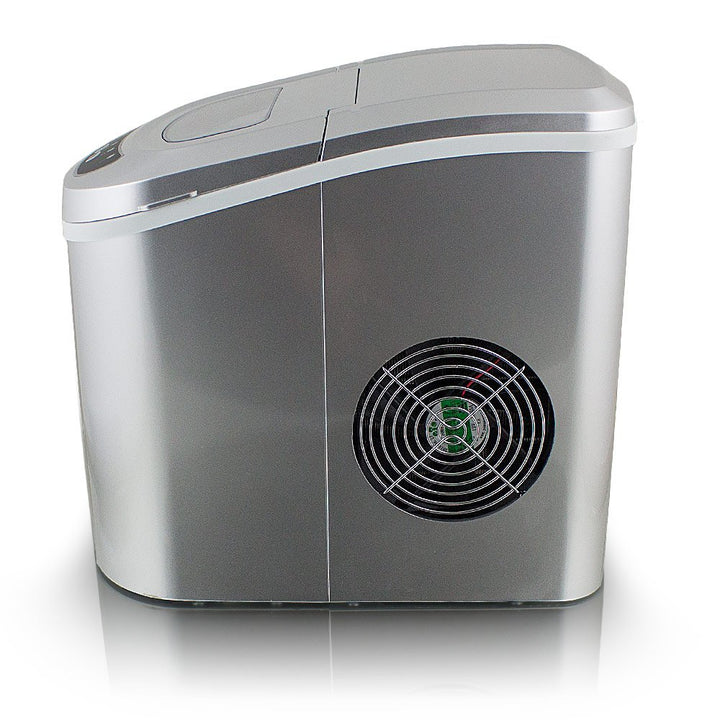 ms-point Eiswürfelmaschine, Eiswürfelbereiter, Icemaker in Silber