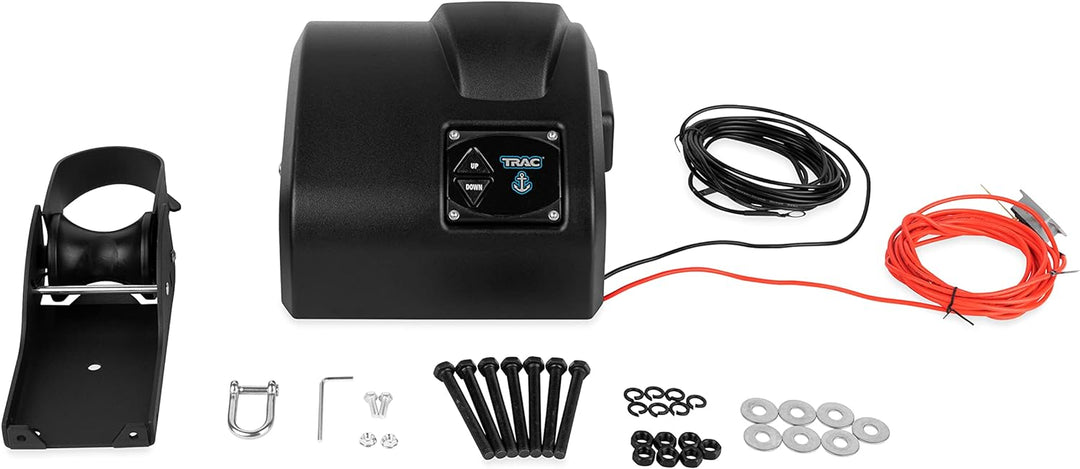 Trac Outdoors Fisherman 25-G3 Elektrische Ankerwinde – Anker bis zu 11,3 kg – Inklusive 30,5 m vorge