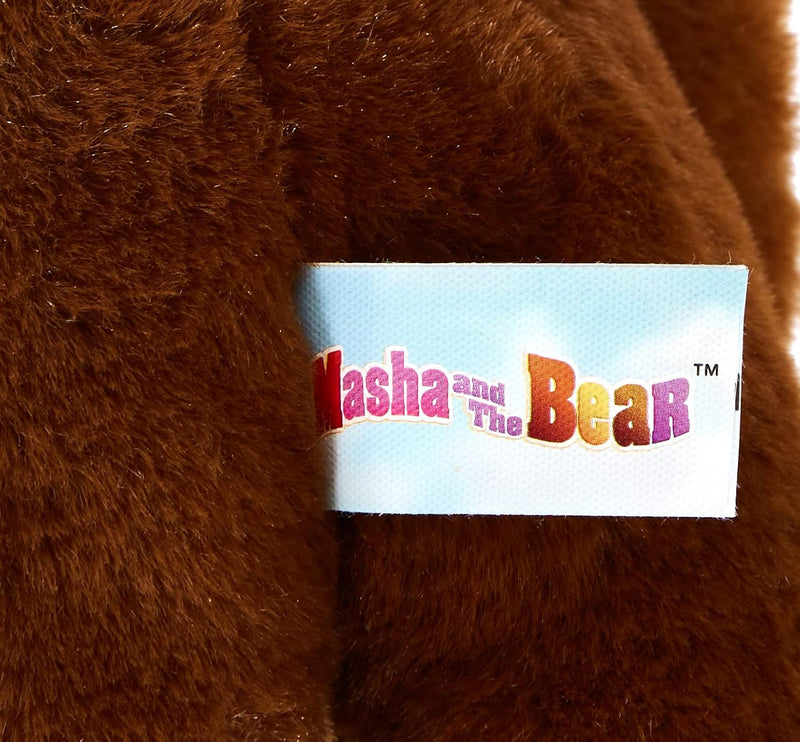 Simba 109301064 - Masha und der Bär 2 in 1 Puppe im Bärenkostüm, mit abnehmbarer Kopfbedeckung, 25cm