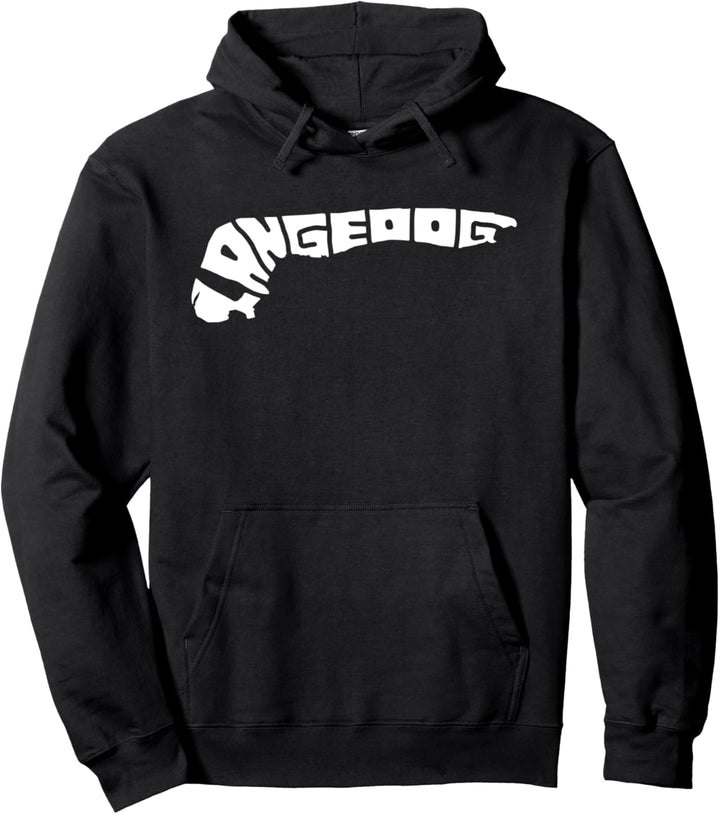 Langeoog Insel Silhouette Umriss Urlaub Reise Nordsee Meer Pullover Hoodie