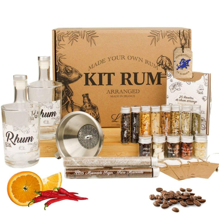 L&G® – Rum Infusionsset | Perfektes Set für einzigartige Cocktails und DIY-Rumkreationen | Geschenk