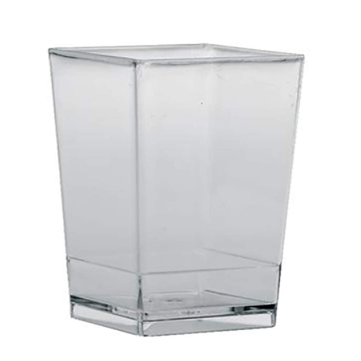 Martellato Cubic kleinen Glas, 100 Stück, Plastik, durchsichtig, 100 ml Durchsichtig 100 ml, Durchsi