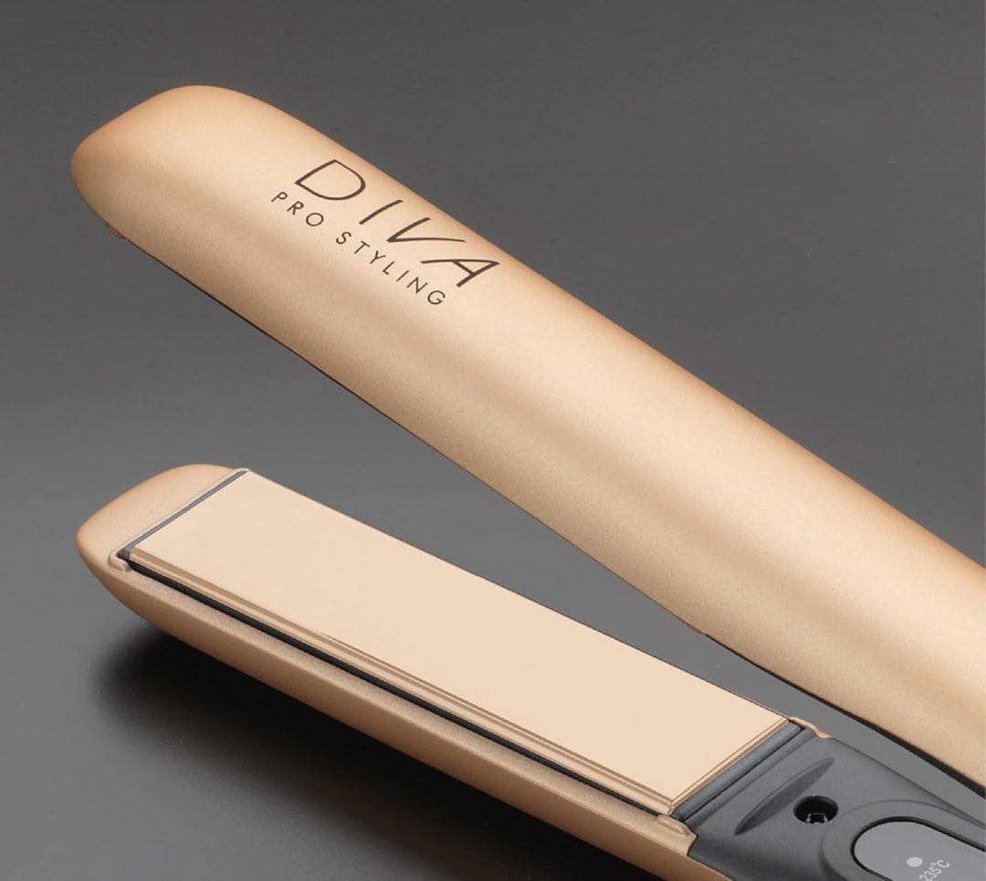 Diva Pro Styling Precious Metals Touch Glätteisen - Automatische Sicherheitsabschaltung - Einsatzber