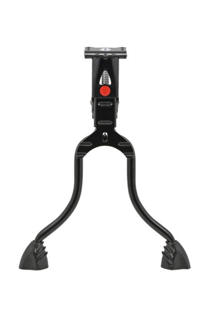 Hebie 0605 NL E1 foldREX für Grundplatte schwarz Hebie Unisex – Erwachsene REX Zweibeinständer, schw