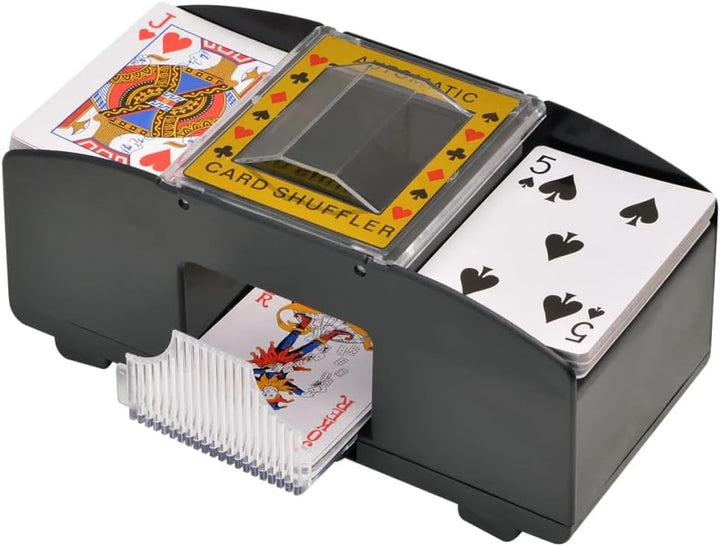 vidaXL Kombiniertes Poker/Blackjack Set mit 600 Laserchips Aluminium