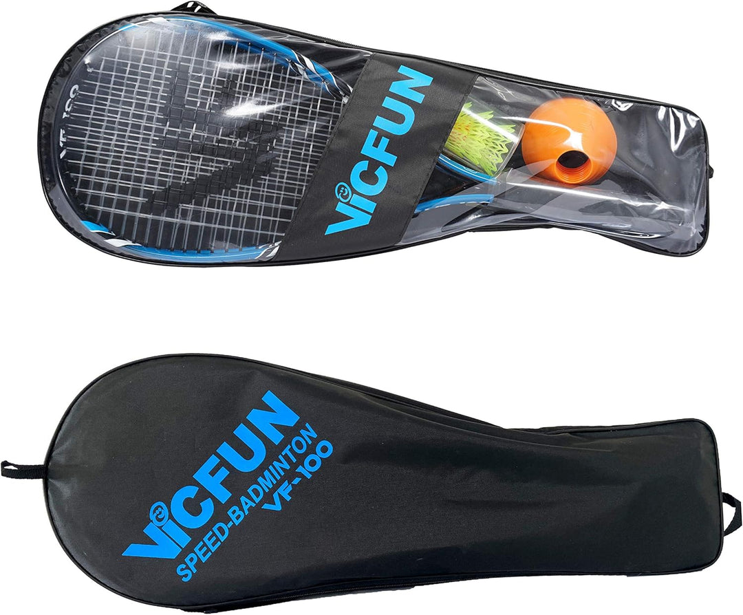 VICFUN Speed Badminton 100 Set - versch. Farben blue single, blue single