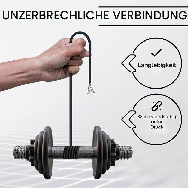 Mr. Tronic 50m Ethernet Netzwerkkabel Cat 6, LAN Netzwerkkabel Für Schnelle &amp; Zuverlässige Internet,
