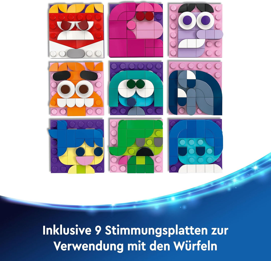 LEGO ǀ Disney Alles Steht Kopf 2 Stimmungswürfel von Pixar, Bauset zum Film für Kinder mit den Chara